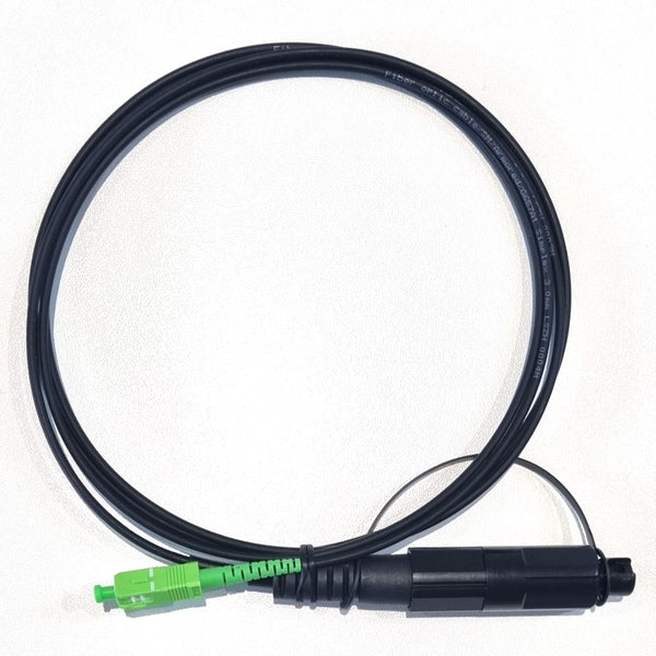 Telcomates Ripper Steel© Armoured Optitap Fibre Patchcord for NBN Multiport Testing 2 Meters