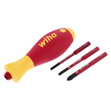 Wiha 4 Piece Insulated SoftFinish SlimLine Blade Set